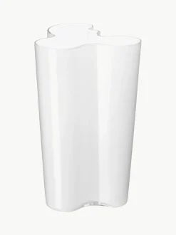 Jarrón de vidrio soplado Alvar Aalto, 25 cm