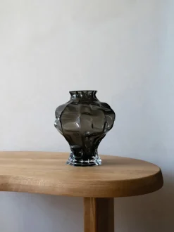 Jarrón de vidrio soplado Ammonit, 30 cm