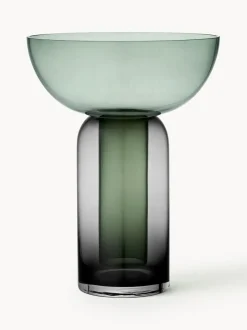 Jarrón de vidrio soplado Torus, 33 cm