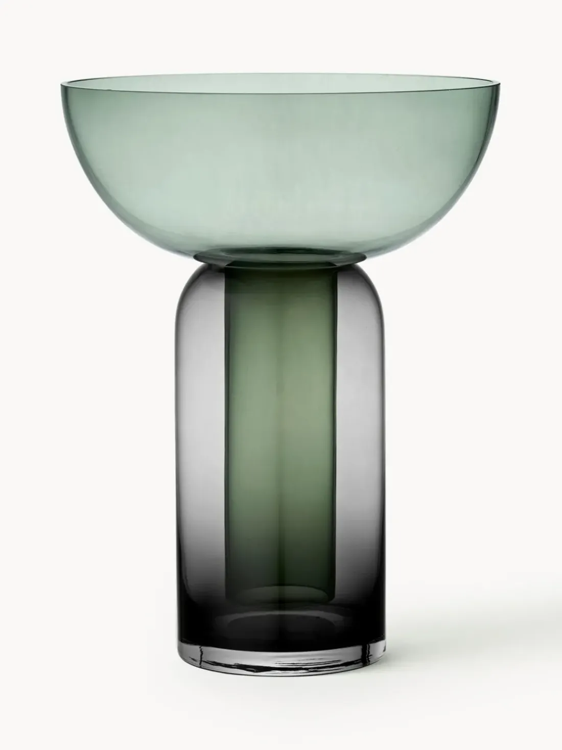 Jarrón de vidrio soplado Torus, 33 cm