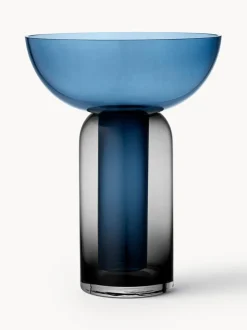 Jarrón de vidrio soplado Torus, 33 cm