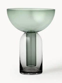 Jarrón de vidrio soplado Torus, 20 cm