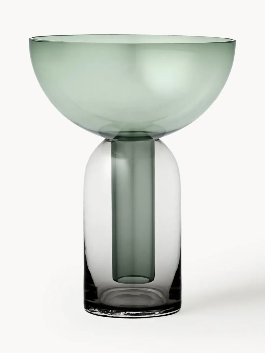 Jarrón de vidrio soplado Torus, 20 cm