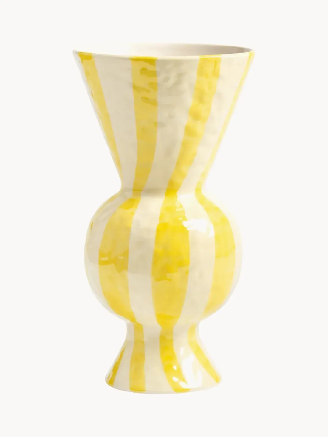 Jarrón pintado a mano Rhombic, 30 cm