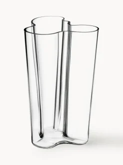 Jarrón soplado artesanalmente Alvar Aalto, 25 cm