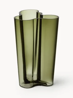 Jarrón soplado artesanalmente Alvar Aalto, 25 cm
