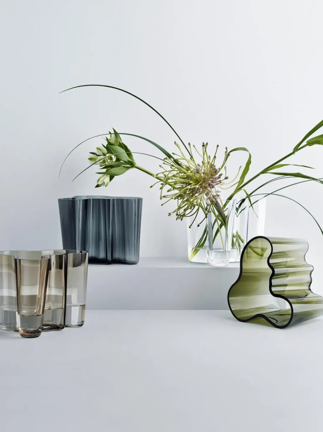 Jarrón soplado artesanalmente Alvar Aalto, 16 cm