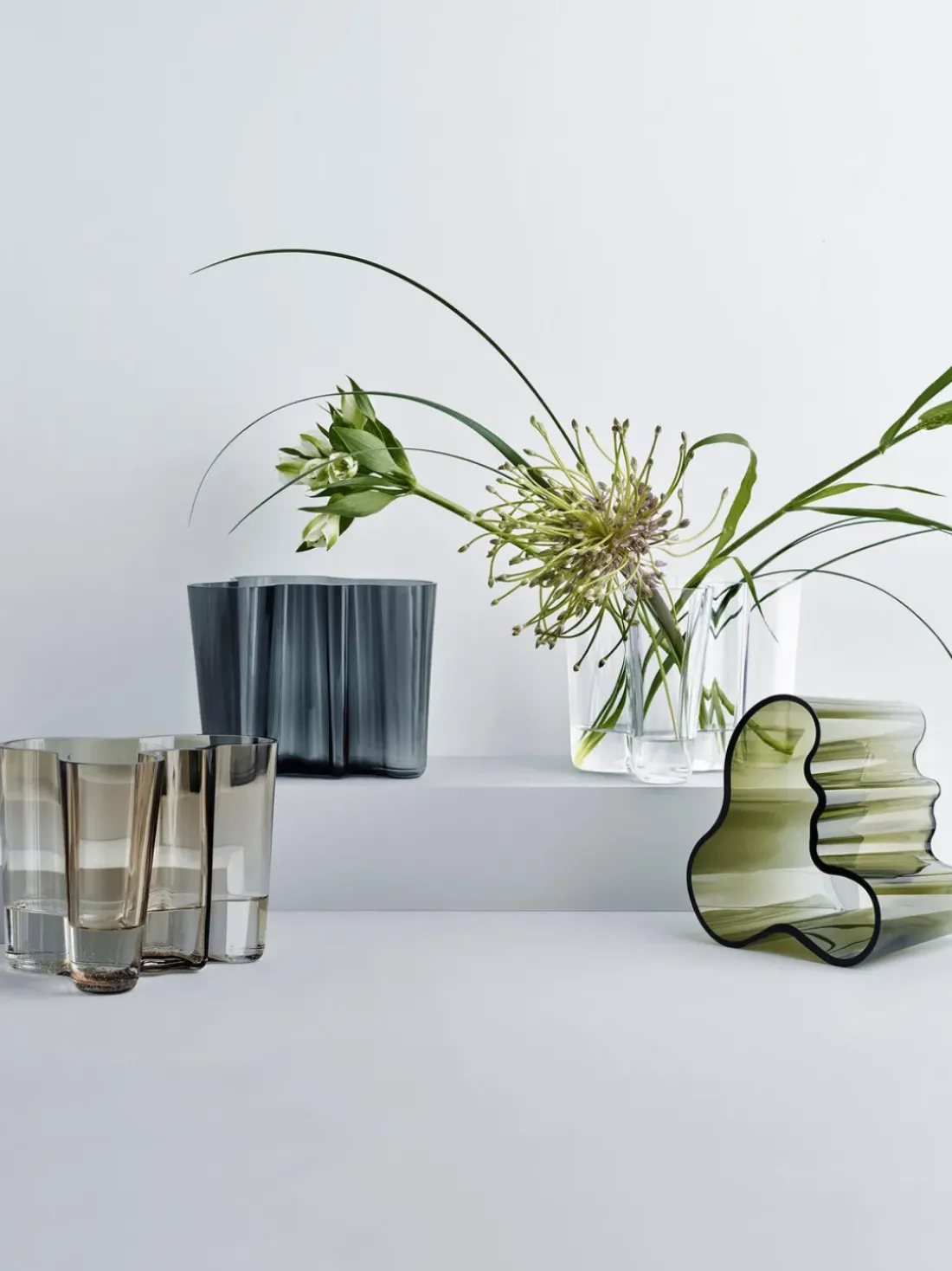 Jarrón soplado artesanalmente Alvar Aalto, 16 cm