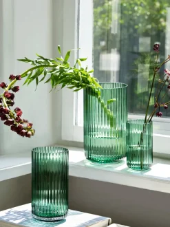 Jarrón soplado artesanalmente Lyngby, 25 cm