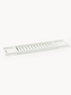 Kit estante de bañera de bambú