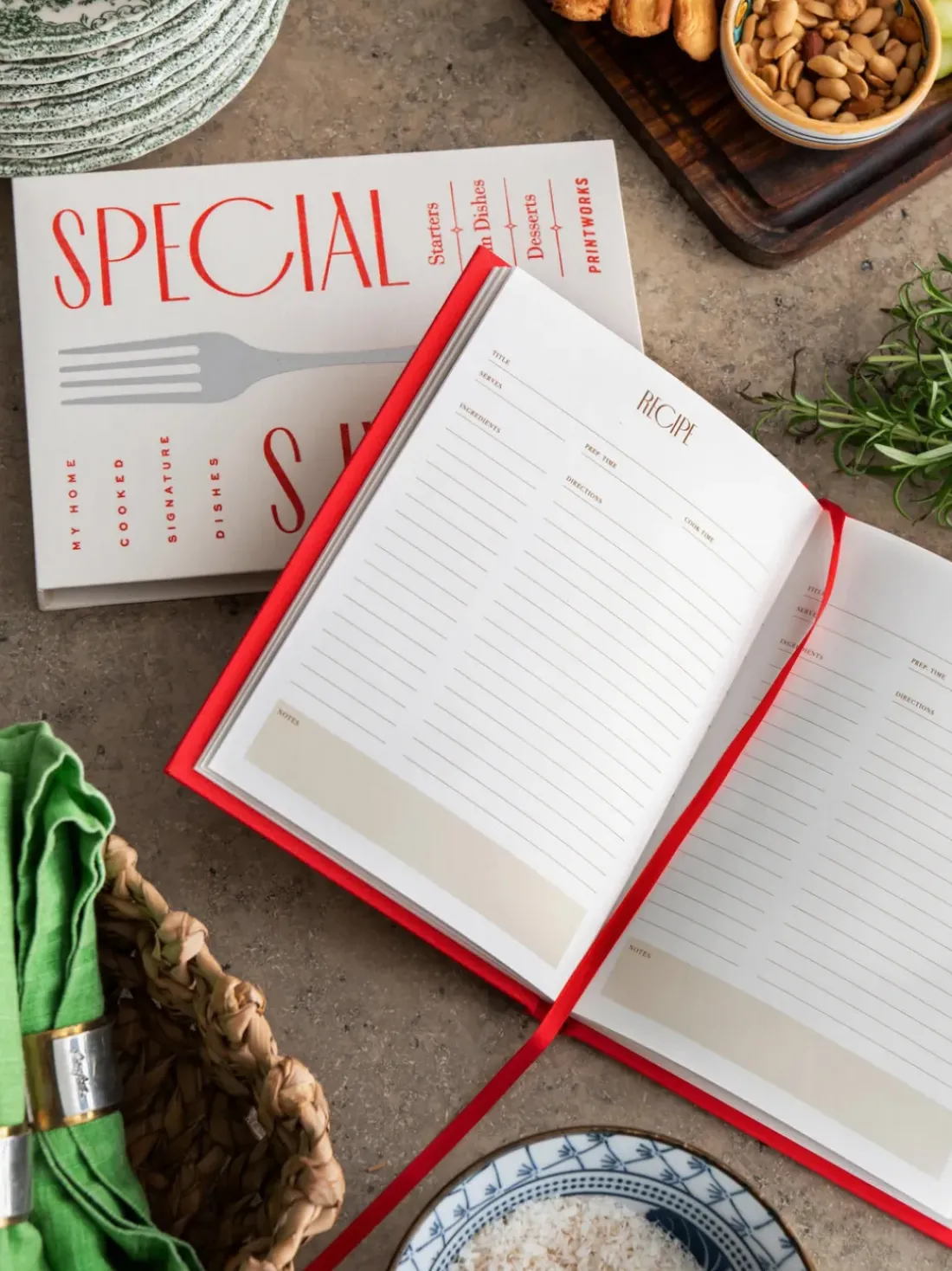 Libro de recetas Today's Special