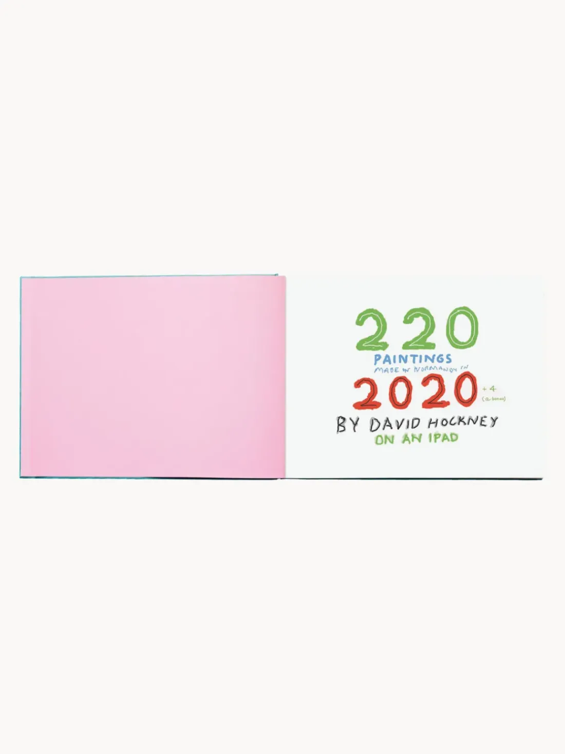 Libro ilustrado. David Hockney: 220 for 2020