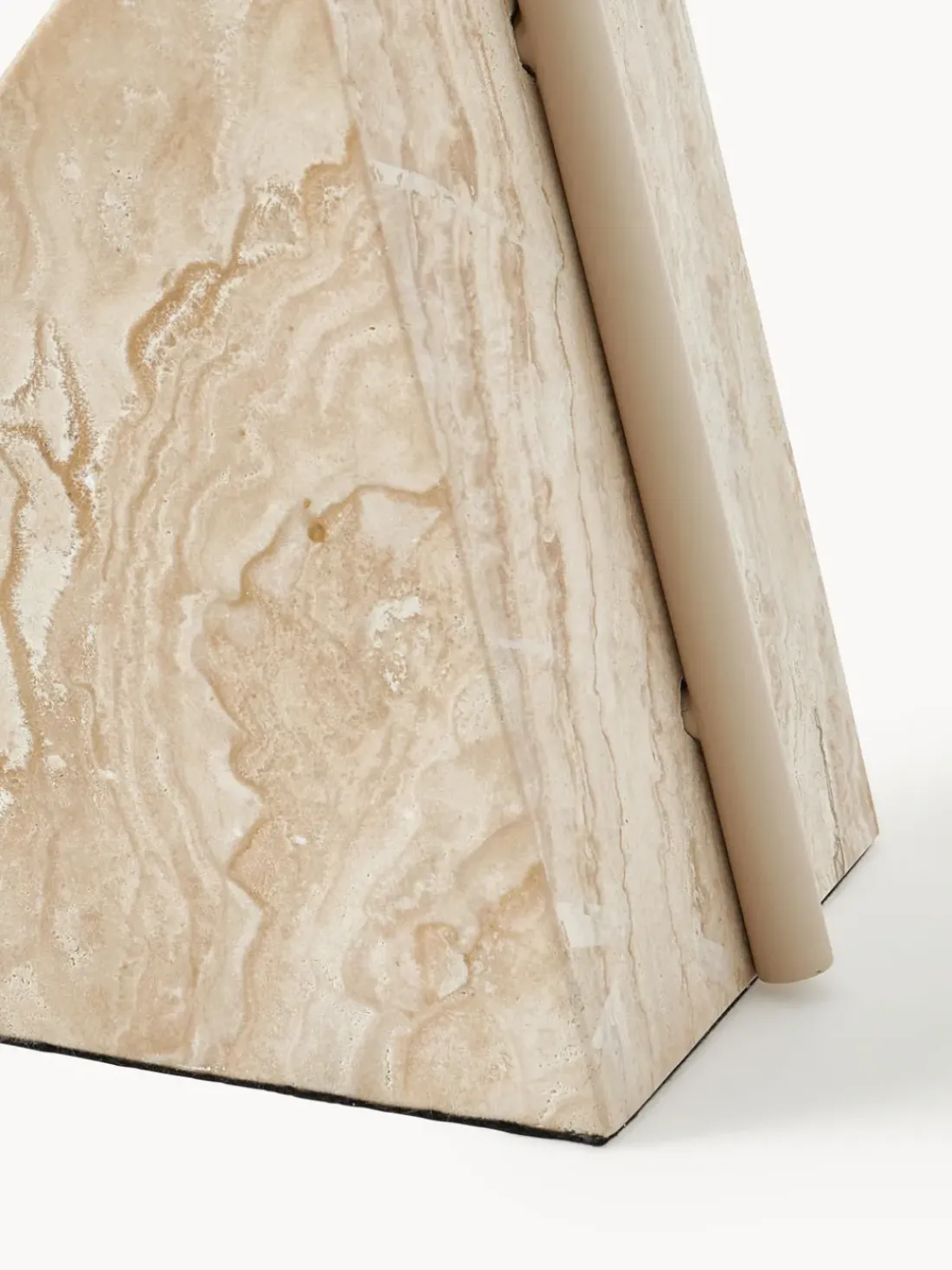 Lámpara de lectura grande de travertino Reyna