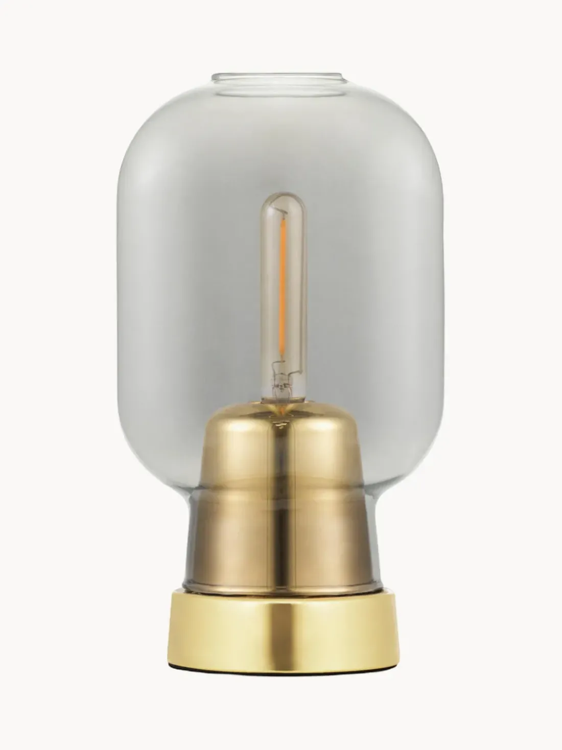 Lámpara de mesa Amp Smoke Brass EU