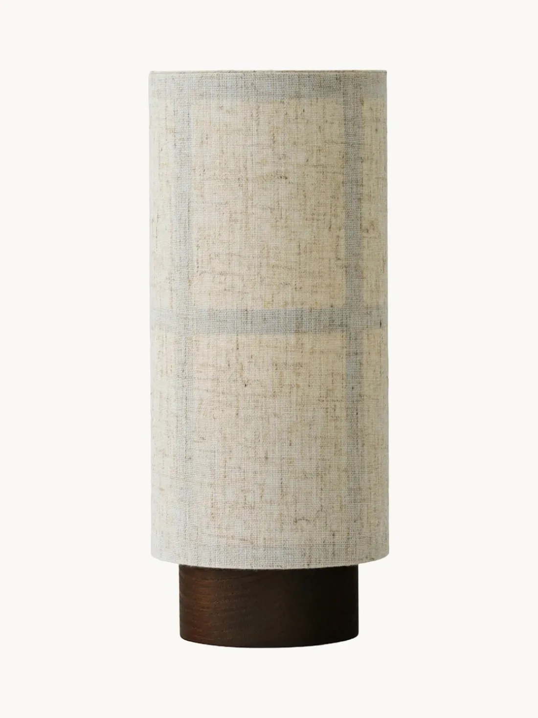 Lámpara de mesa artesanal de lino regulable Hashira, portátil