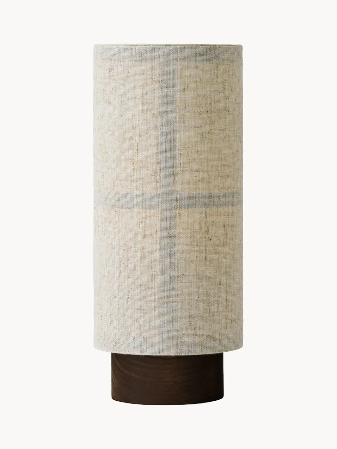 Lámpara de mesa artesanal de lino regulable Hashira, portátil