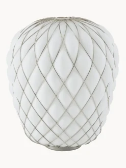 Lámpara de mesa artesanal grande regulable Pinecone