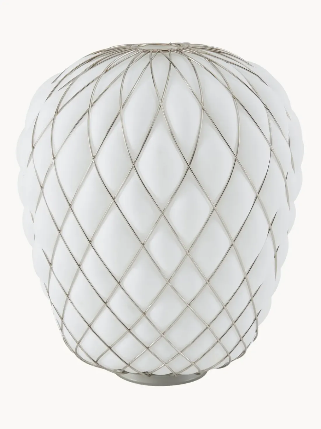 Lámpara de mesa artesanal grande regulable Pinecone
