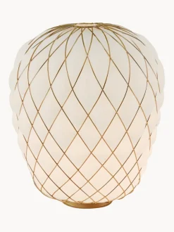 Lámpara de mesa artesanal grande regulable Pinecone