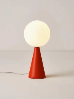 Lámpara de mesa artesanal pequeña Bilia Mini