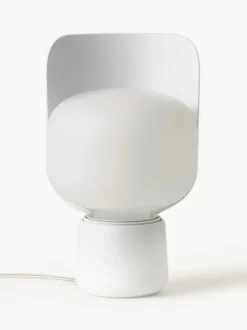 Lámpara de mesa artesanal pequeña Blom