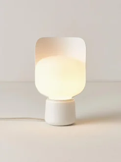 Lámpara de mesa artesanal pequeña Blom