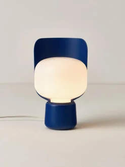 Lámpara de mesa artesanal pequeña Blom