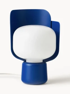 Lámpara de mesa artesanal pequeña Blom