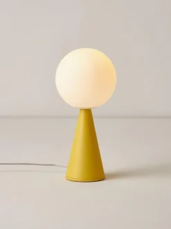 Lámpara de mesa artesanal pequeña Bilia Mini