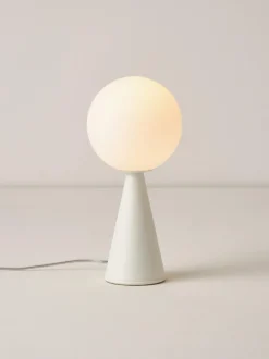 Lámpara de mesa artesanal pequeña Bilia Mini