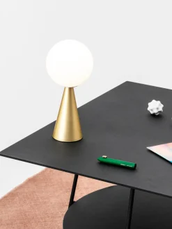 Lámpara de mesa artesanal pequeña Bilia Mini