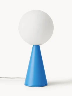 Lámpara de mesa artesanal pequeña Bilia Mini