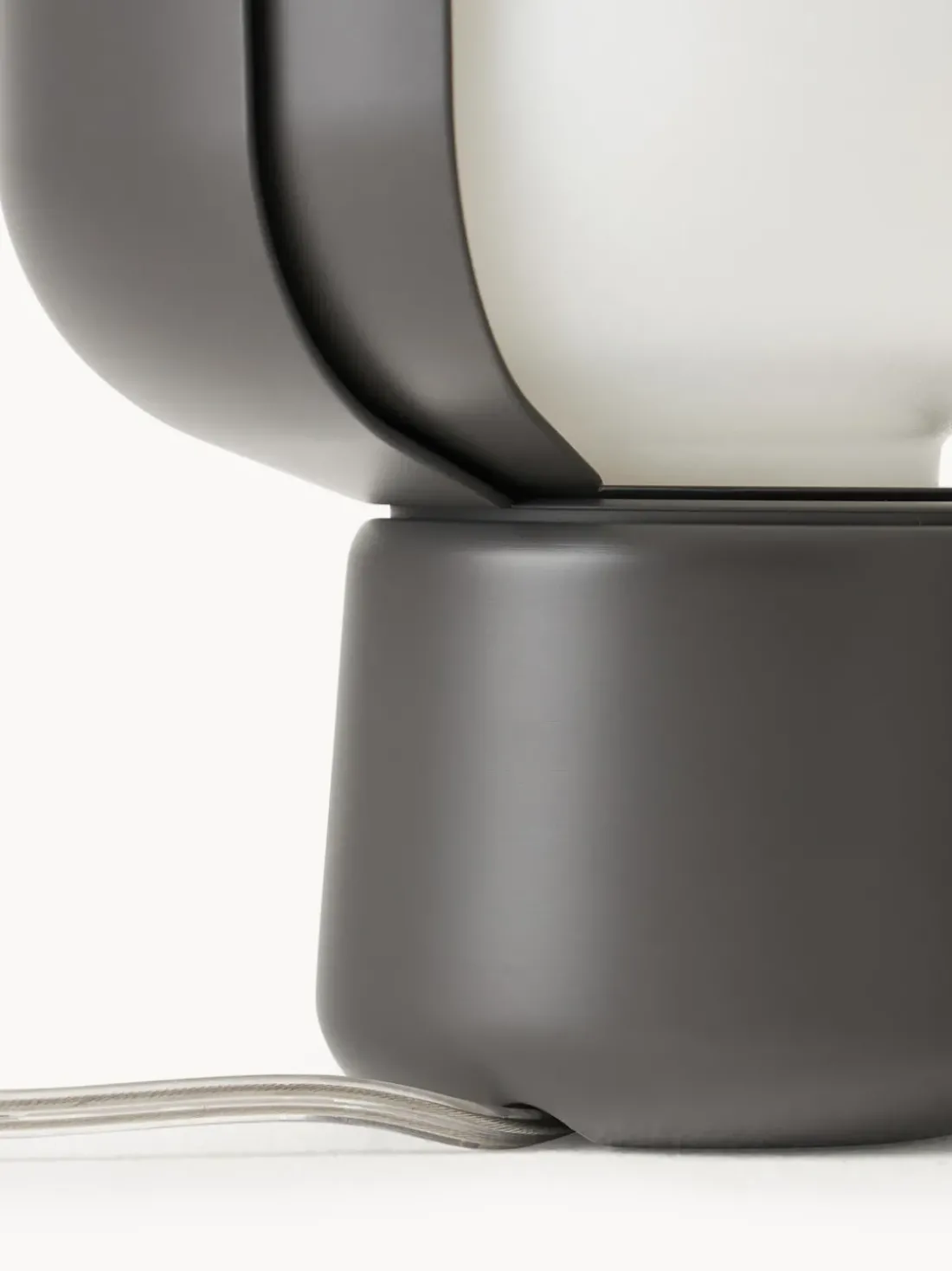 Lámpara de mesa artesanal pequeña Blom