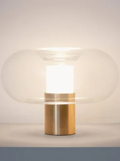 Lámpara de mesa artesanal regulable Fontanella
