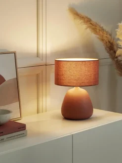 Lámpara de mesa de cerámica Eileen