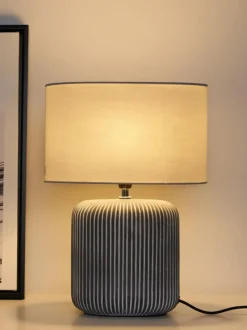 Lámpara de mesa de cerámica Pure Shine