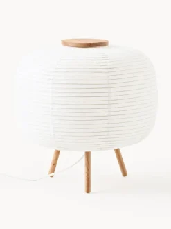 Lámpara de mesa de diseño de papel de arroz Misaki