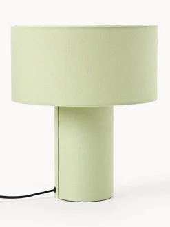 Lámpara de mesa de lino Ron