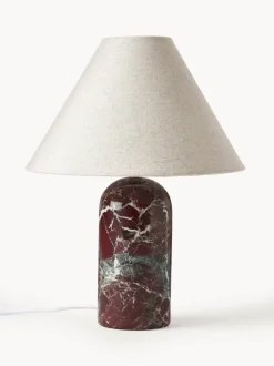 Lámpara de mesa de mármol Gia