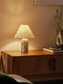 Lámpara de mesa de mármol Gia
