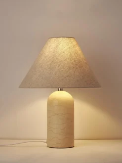 Lámpara de mesa de mármol Gia