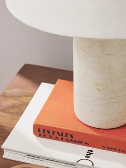 Lámpara de mesa de mármol Gia