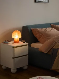 Lámpara de mesa efecto mármol Talia, tamaños diferentes
