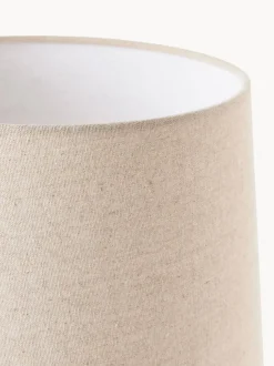 Lámpara de mesa grande con base de cemento Kaya