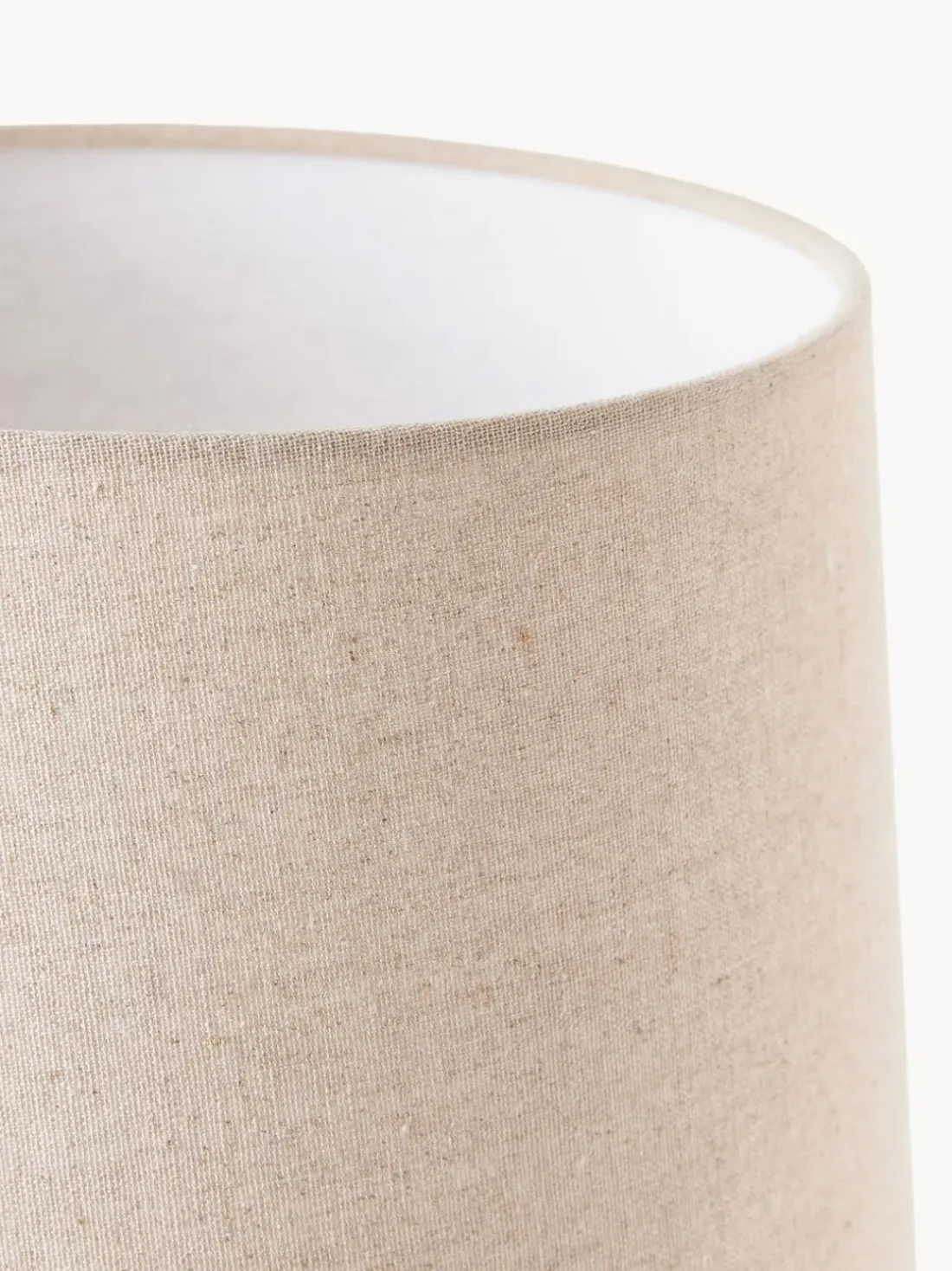Lámpara de mesa grande con base de cemento Kaya