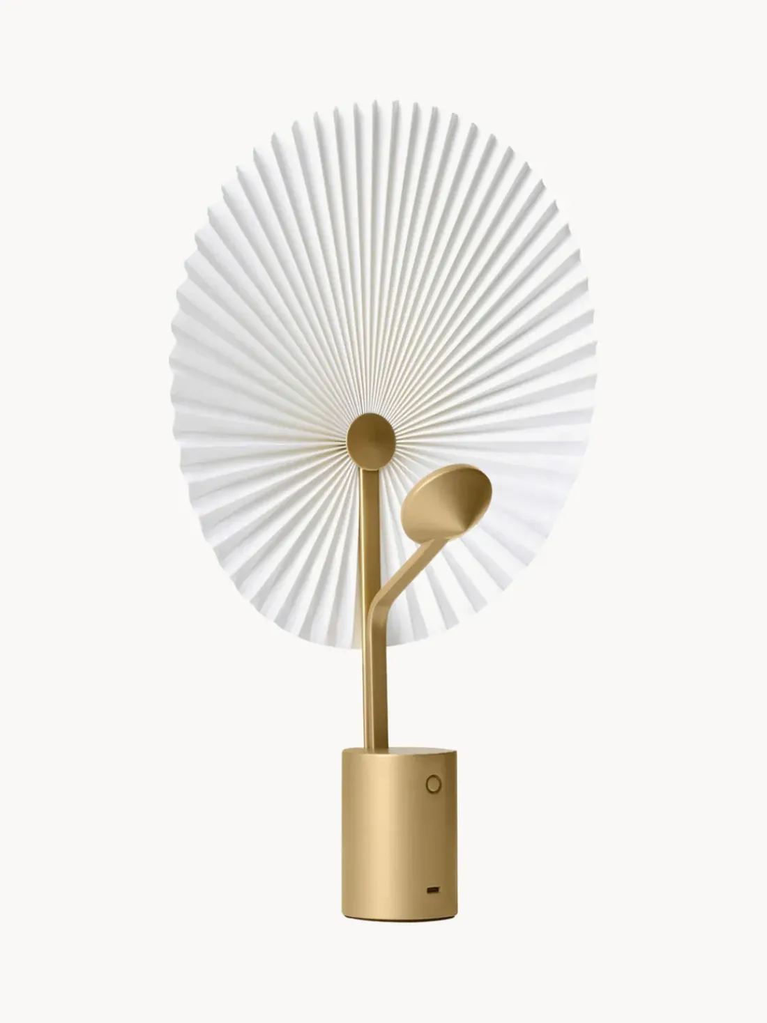 Lámpara de mesa grande LED regulable Liris, portátil