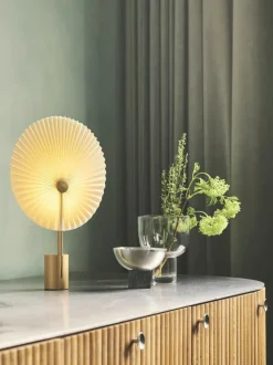 Lámpara de mesa grande LED regulable Liris, portátil