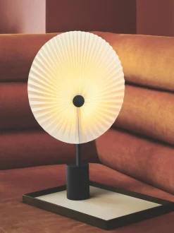 Lámpara de mesa grande LED regulable Liris, portátil