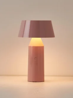 Lámpara de mesa LED con pantalla ajustable regulable Bicoca, pórtatil