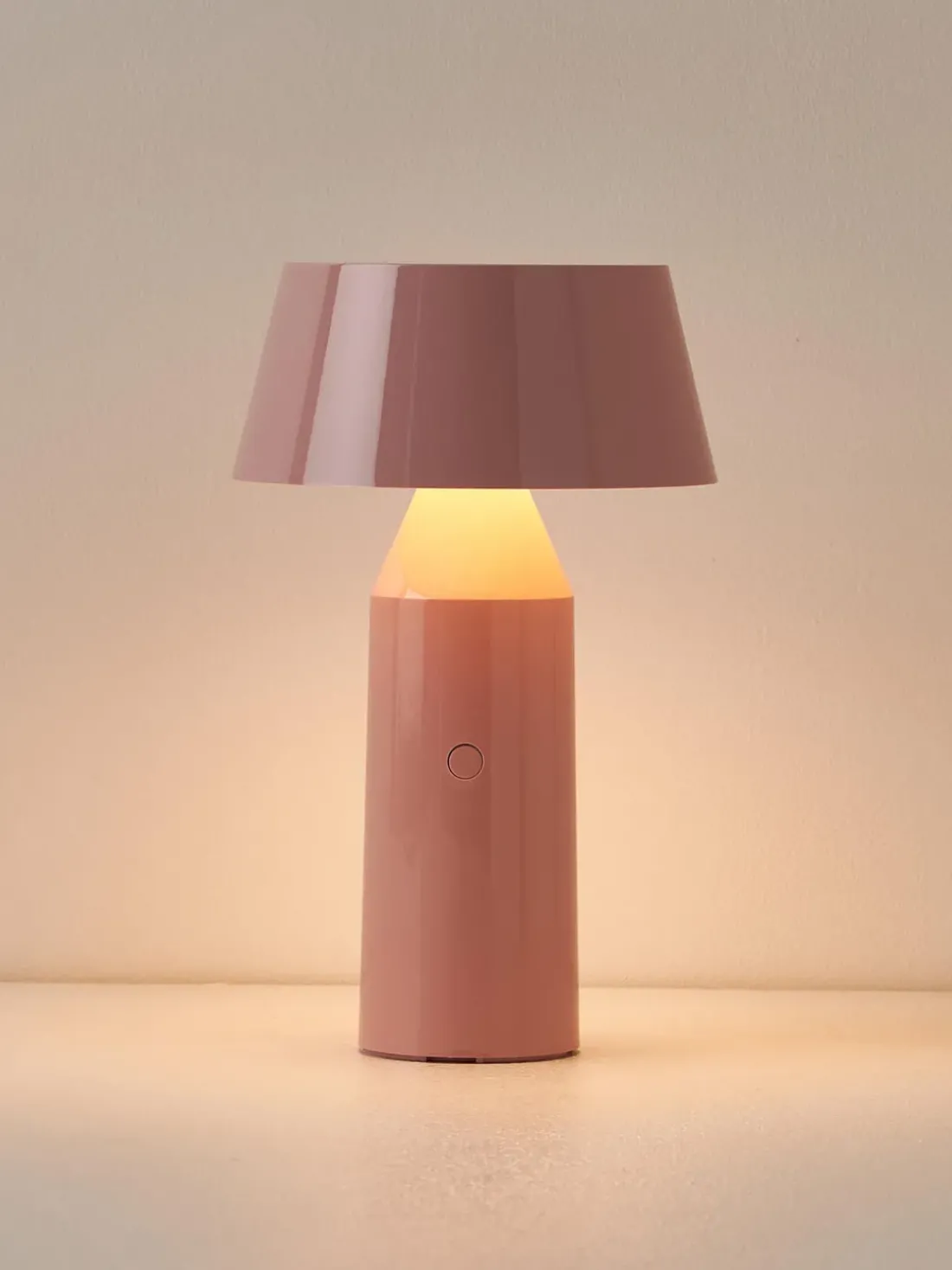 Lámpara de mesa LED con pantalla ajustable regulable Bicoca, pórtatil
